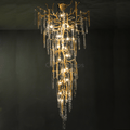 Dora Colorful Crystal Staircase Chandelier - Camilalamps - ILC0521
