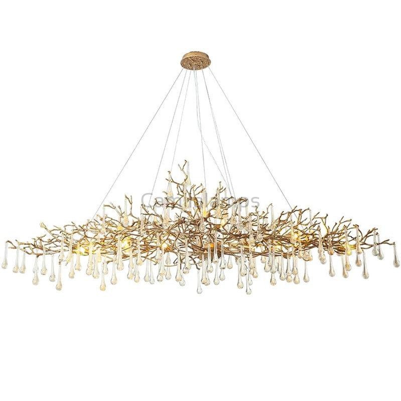 Doris Branch Crystal Chandelier Light - Camilalamps - CA - B - 01