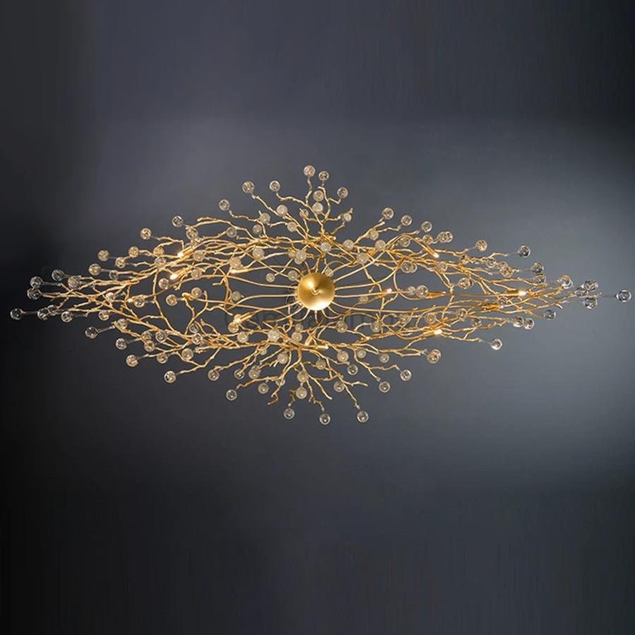 Doris Branch Crystal Chandelier Light - Camilalamps - CA - B - 01