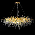 Doris Crystal Rectangular Branch Chandelier L45
