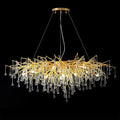 Doris Crystal Rectangular Branch Chandelier L45
