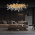 Doris Crystal Rectangular Branch Chandelier L45