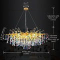 Doris Rain Crystal Branch Chandelier 54