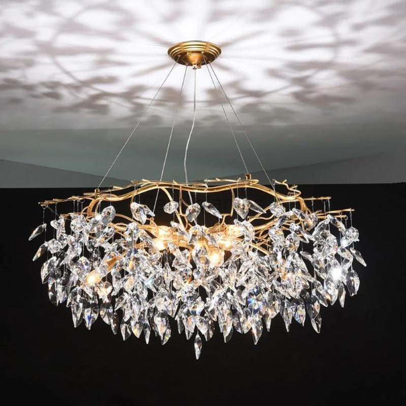 Doris Round Modern Branch Chandeliers - Camilalamps - CA - B - 19