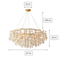 Doris Round Modern Branch Chandeliers - Camilalamps - Ca-1B-119