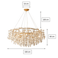 Doris Round Modern Branch Chandeliers - Camilalamps - CA - B - 19