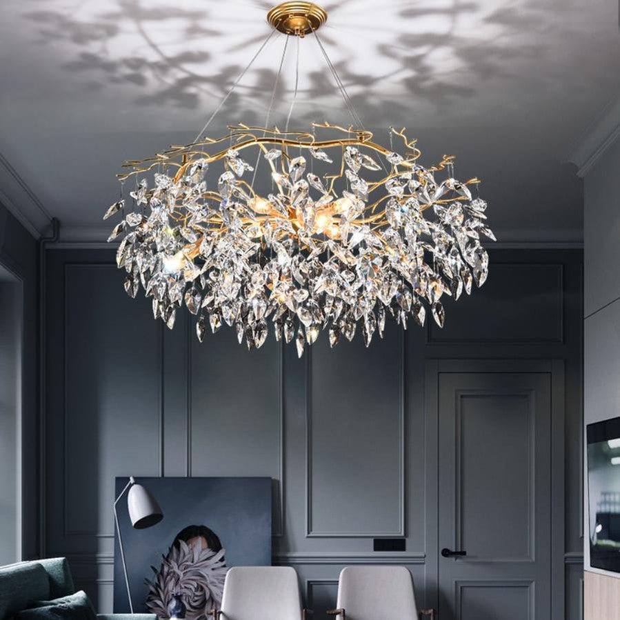 Doris Round Modern Branch Chandeliers - Camilalamps - CA - B - 19