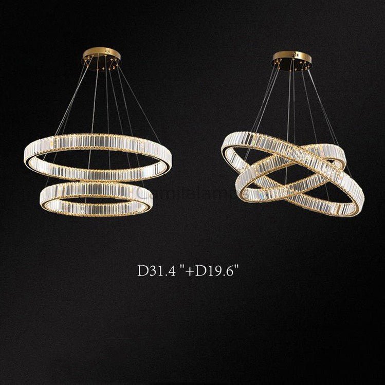 Doro Crystal Round Chandelier - Camilalamps - CA - A - 435