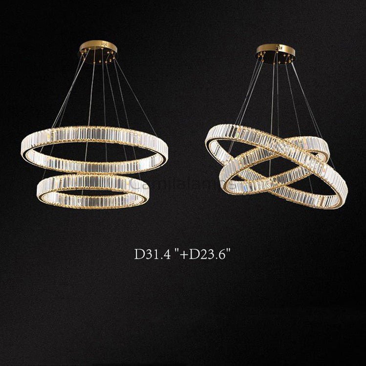Doro Crystal Round Chandelier - Camilalamps - CA - A - 436