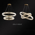 Doro Crystal Round Chandelier - Camilalamps - Ca-1a-1436