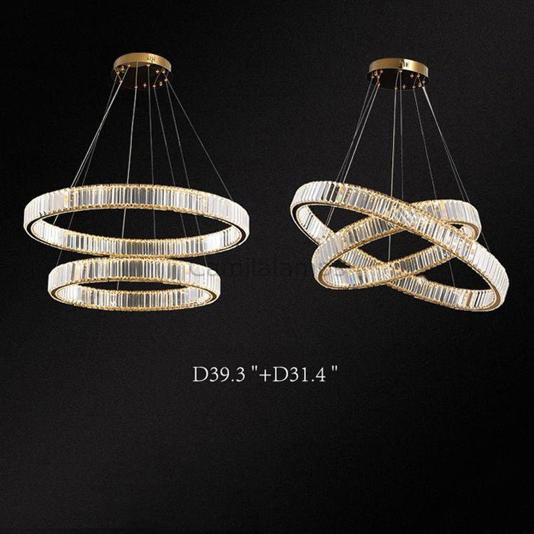 Doro Crystal Round Chandelier - Camilalamps - Ca-1a-1437