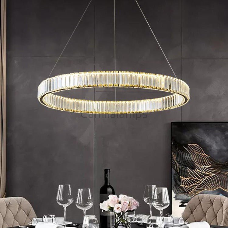 Doro Crystal Round Chandelier - Camilalamps - Ca-1a-1439