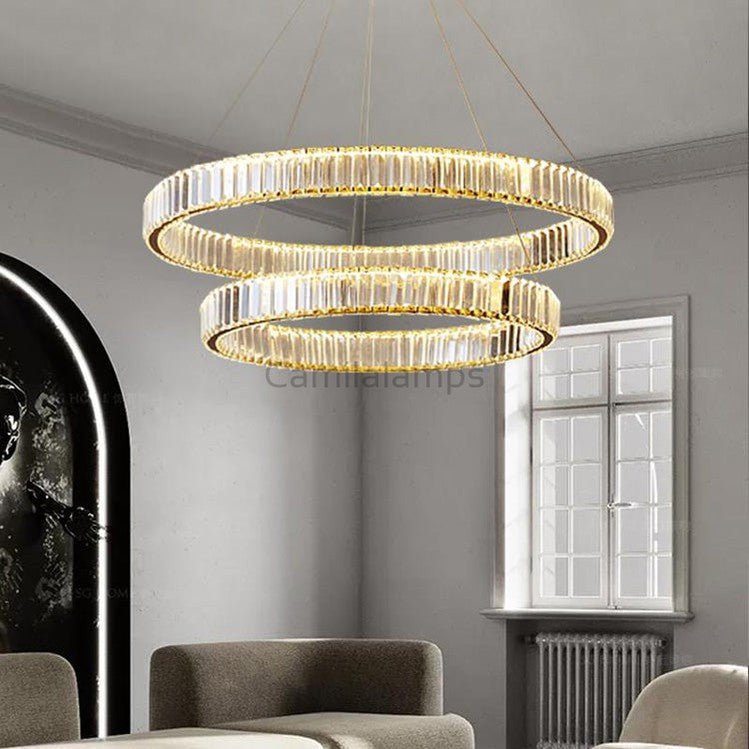 Doro Crystal Round Chandelier - Camilalamps - CA - A - 439