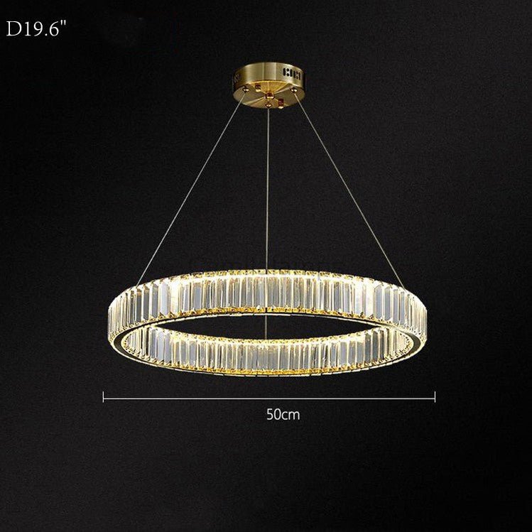 Doro Crystal Round Chandelier - Camilalamps - CA - A - 430