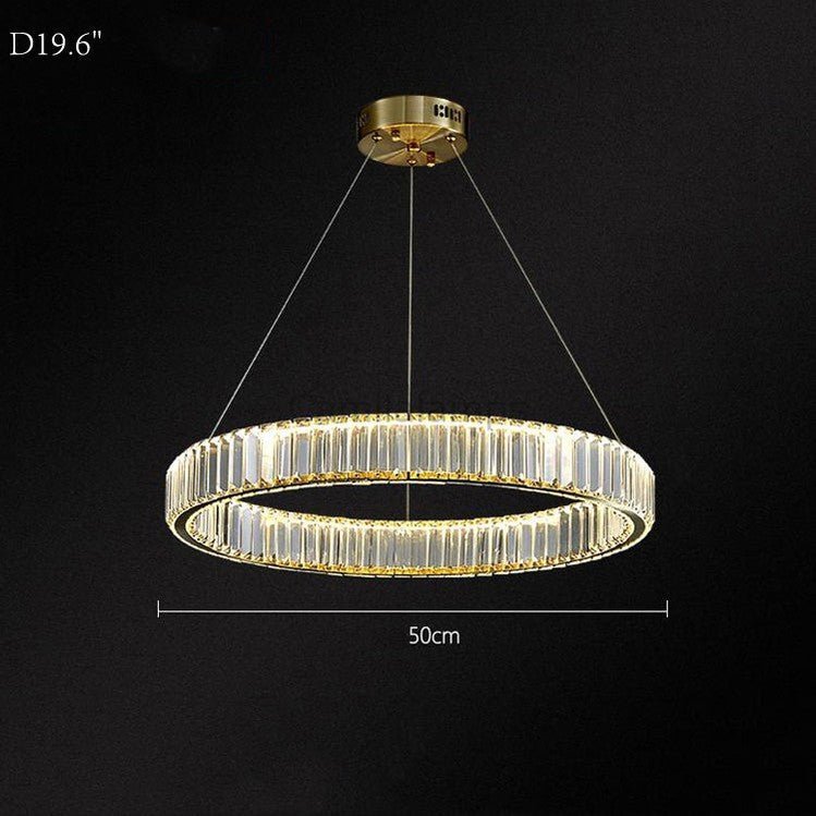 Doro Crystal Round Chandelier - Camilalamps - Ca-1a-1430