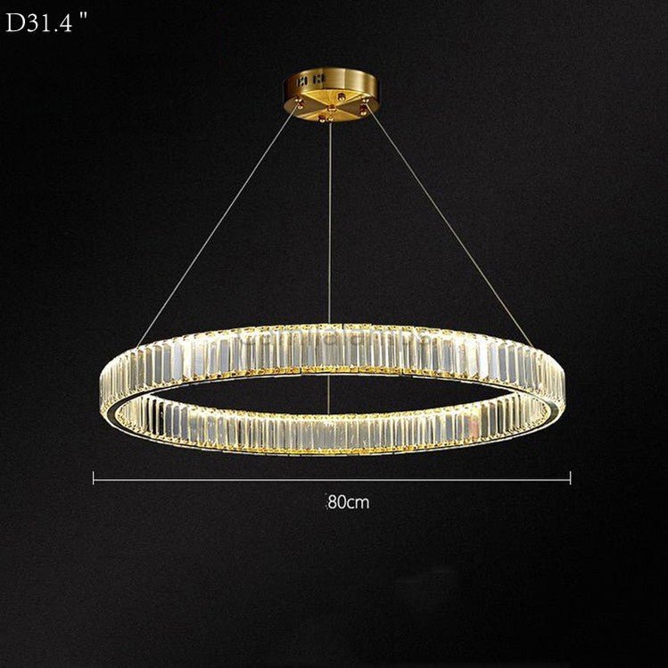 Doro Crystal Round Chandelier - Camilalamps - Ca-1a-1432