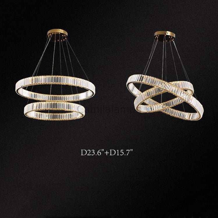 Doro Crystal Round Chandelier - Camilalamps - CA - A - 434