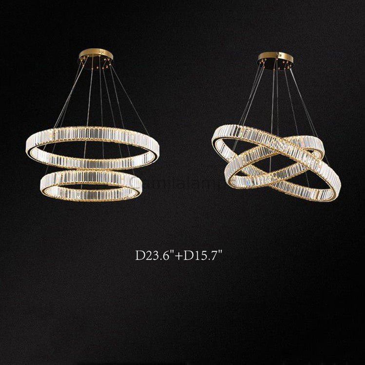 Doro Crystal Round Chandelier - Camilalamps - Ca-1a-1434