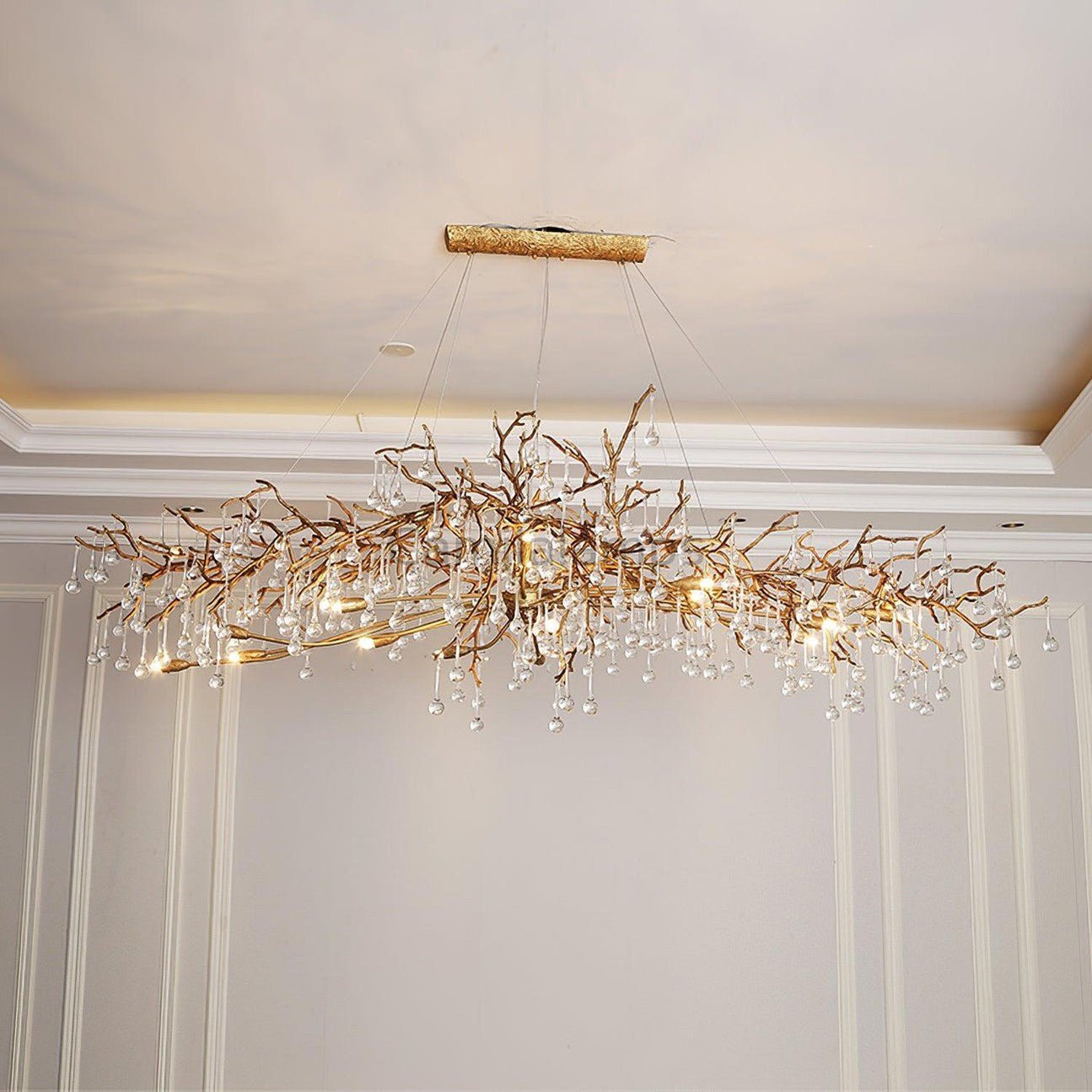 Drios Raindrop Chandelier - Camilalamps - Caa-110015a6