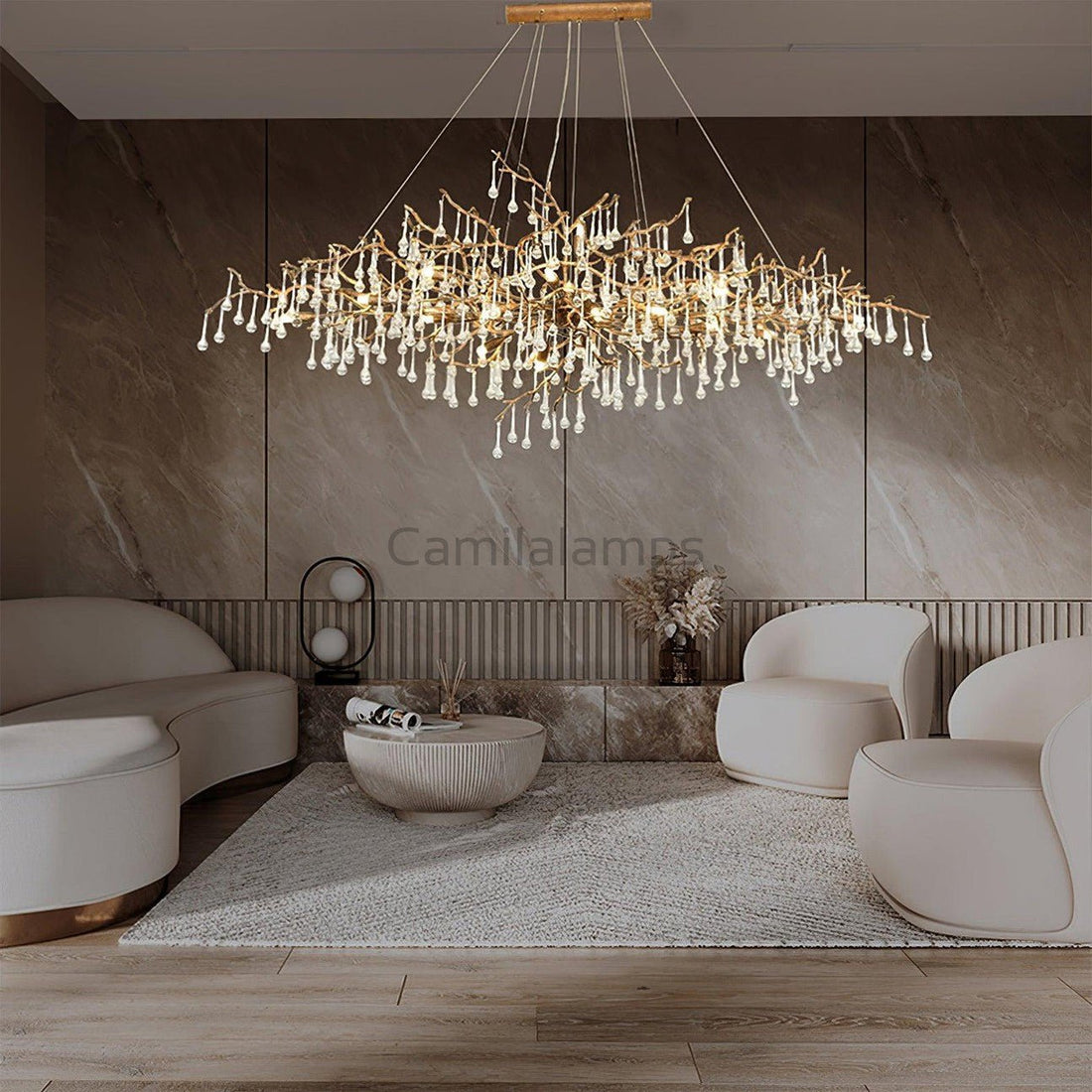Drios Raindrop Chandelier - Camilalamps - CAA - 10015A8