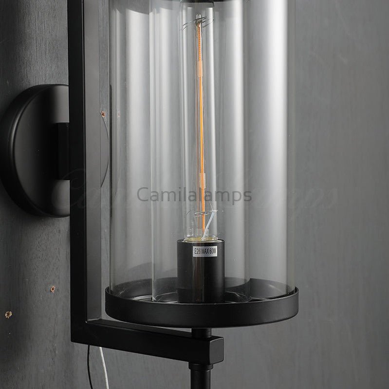 Drusilla Modern Outdoor Round Porch Wall Sconce - Camilalamps - CAM1668