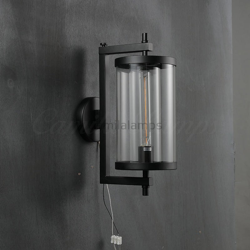 Drusilla Modern Outdoor Round Porch Wall Sconce - Camilalamps - CAM1669