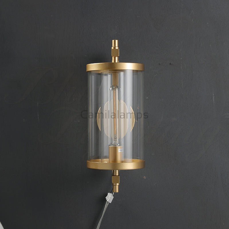 Drusilla Modern Outdoor Round Porch Wall Sconce - Camilalamps - CAM1666