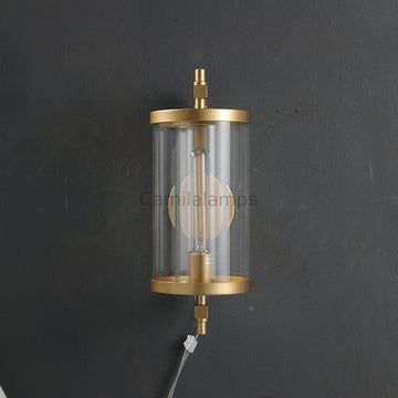 Drusilla Modern Outdoor Round Porch Wall Sconce - Camilalamps - CAM1666