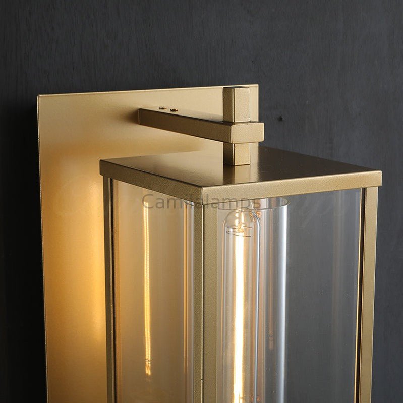 Drusilla Modern Outdoor Square Wall Sconce - Camilalamps - CAM1670