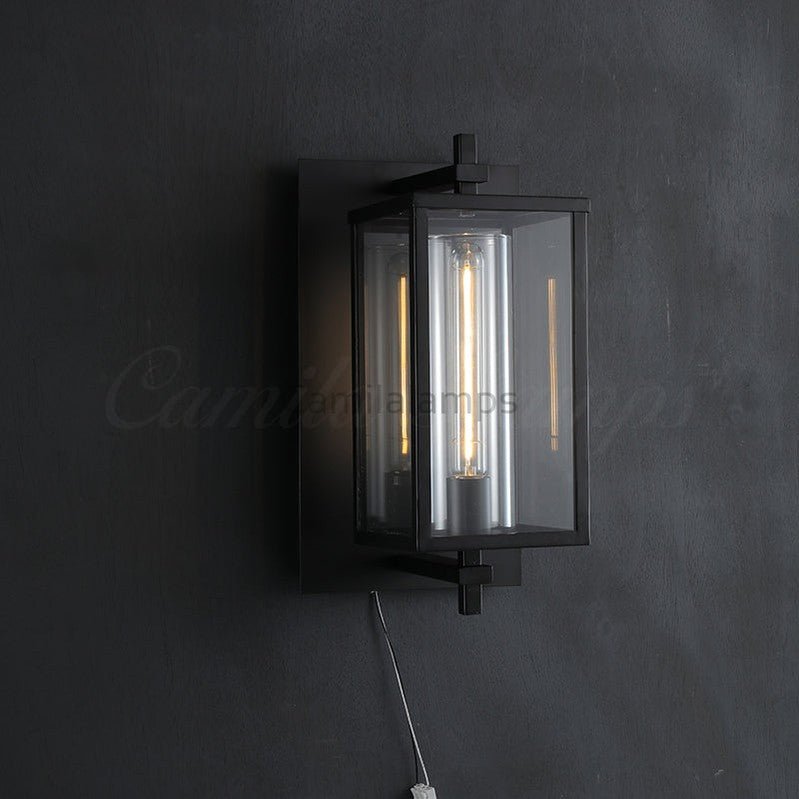 Drusilla Modern Outdoor Square Wall Sconce - Camilalamps - CAM1670