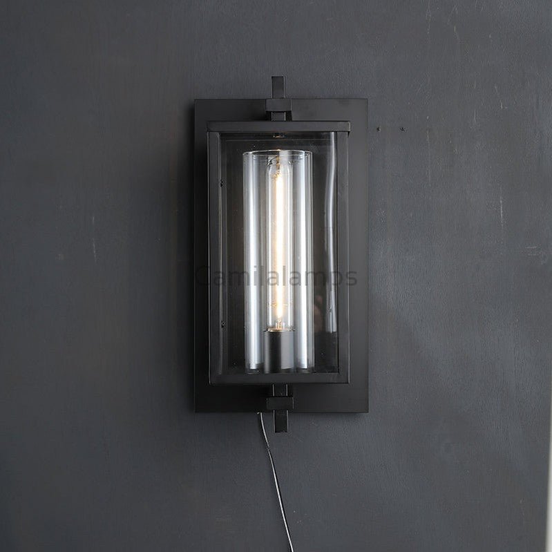 Drusilla Modern Outdoor Square Wall Sconce - Camilalamps - CAM1671