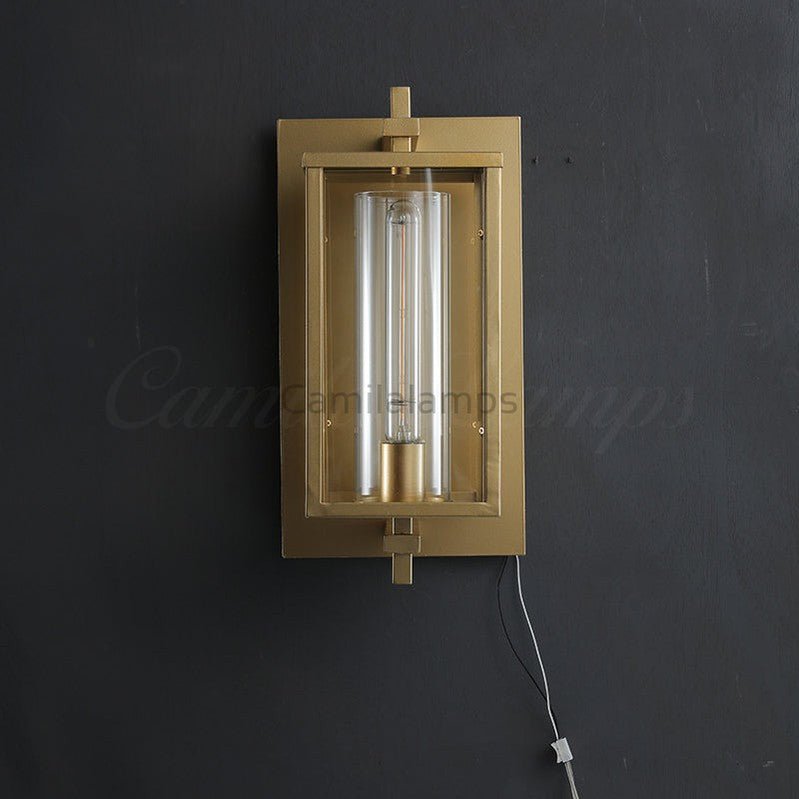 Drusilla Modern Outdoor Square Wall Sconce - Camilalamps - CAM1671