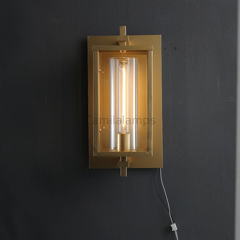 Drusilla Modern Outdoor Square Wall Sconce - Camilalamps - CAM1670