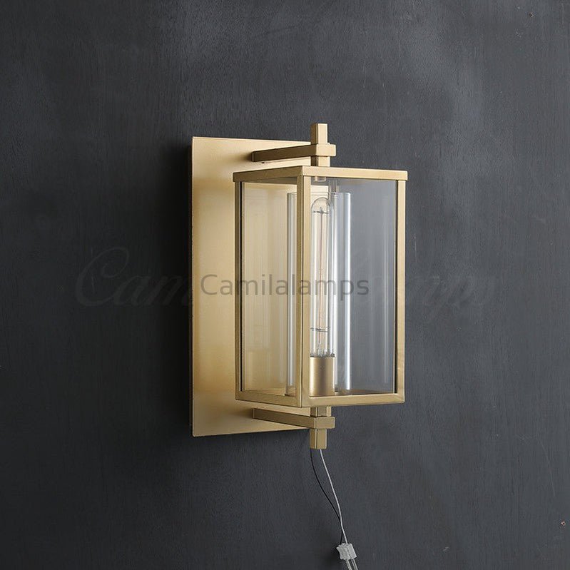 Drusilla Modern Outdoor Square Wall Sconce - Camilalamps - CAM1670