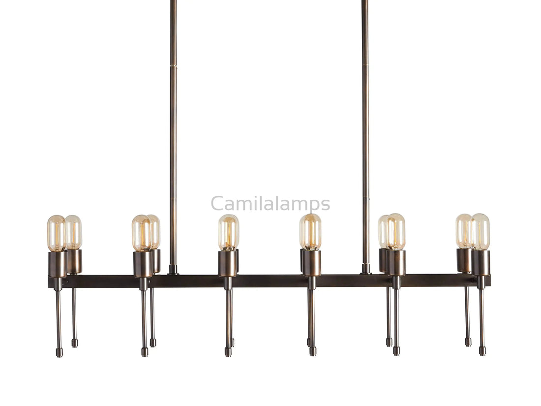 Dyer Linear Chandelier - Camilalamps - CA - 7198H230