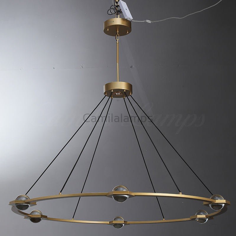Eclatamt Planet Modern Round Chandelier - Camilalamps - CAM1434