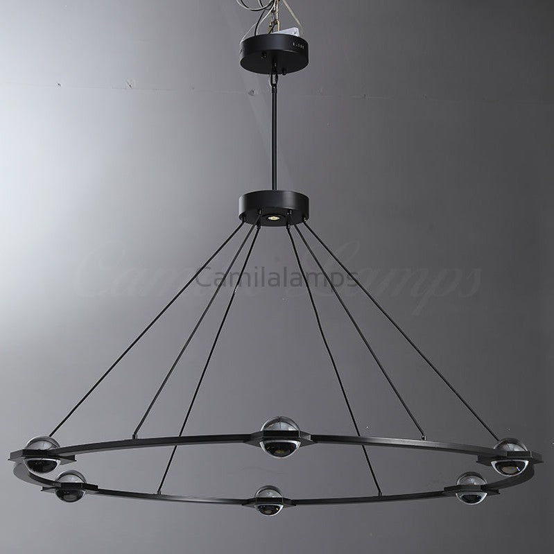 Eclatamt Planet Modern Round Chandelier - Camilalamps - CAM1434