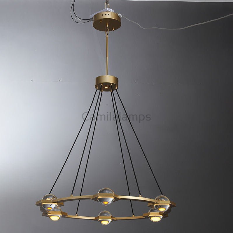 Eclatamt Planet Modern Round Chandelier - Camilalamps - CAM1427