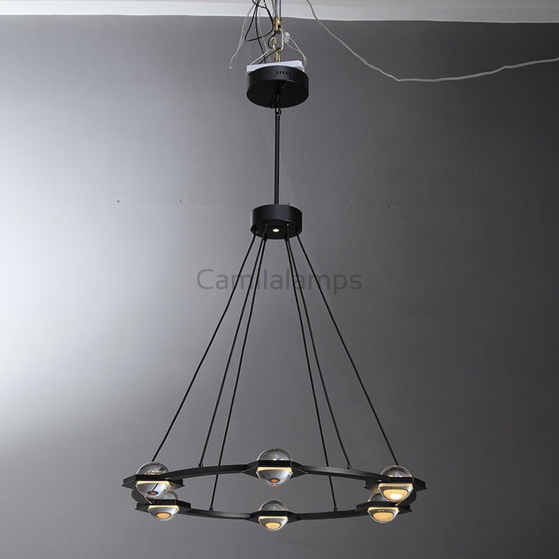Eclatamt Planet Modern Round Chandelier - Camilalamps - CAM1428