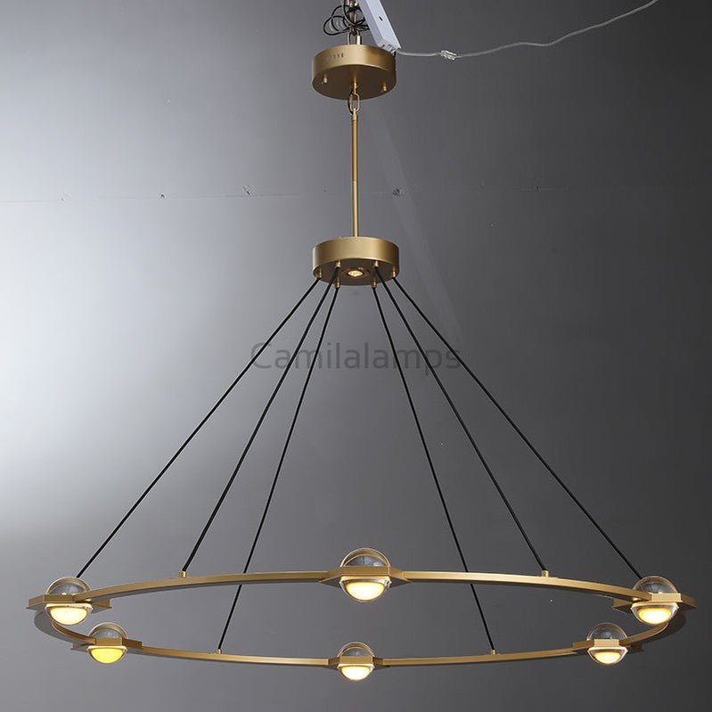 Eclatamt Planet Modern Round Chandelier - Camilalamps - CAM1430
