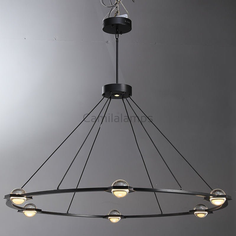 Eclatamt Planet Modern Round Chandelier - Camilalamps - CAM1431