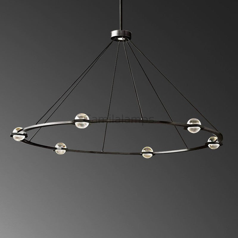 Eclatamt Planet Modern Round Chandelier - Camilalamps - CAM1434