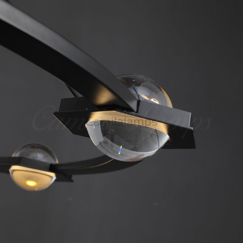 Eclatamt Planet Modern Round Two - Tier Chandelier - Camilalamps - CAM1437