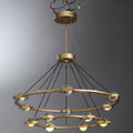 Eclatamt Planet Modern Round Two - Tier Chandelier - Camilalamps - CAM1436