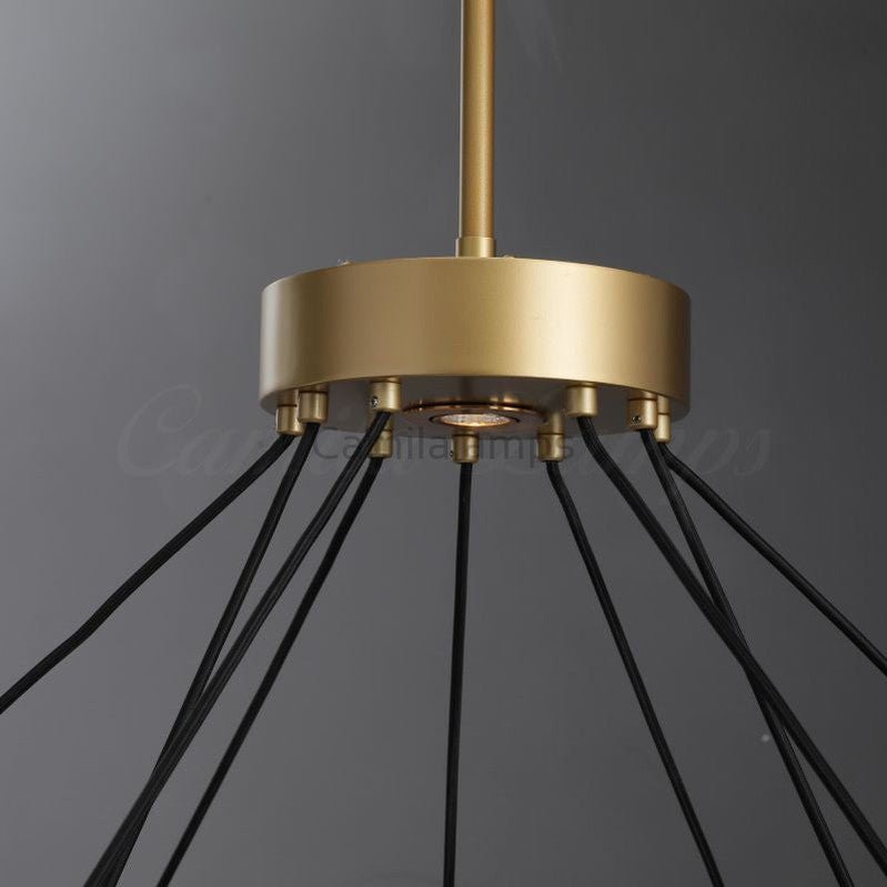 Eclatamt Planet Modern Round Two - Tier Chandelier - Camilalamps - CAM1439