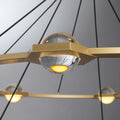 Eclatamt Planet Modern Round Two - Tier Chandelier - Camilalamps - CAM1439