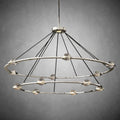 Eclatamt Planet Modern Round Two - Tier Chandelier - Camilalamps - CAM1441
