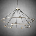 Eclatamt Planet Modern Round Two - Tier Chandelier - Camilalamps - CAM1441