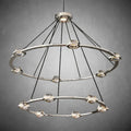 Eclatamt Planet Modern Round Two - Tier Chandelier - Camilalamps - CAM1438