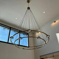 Eclatamt Planet Modern Round Two - Tier Chandelier - Camilalamps - CAM1440
